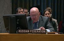 Vasily Nebenzya, embajador de Rusia ante las Naciones Unidas.