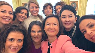 سلفی وزیران امور خارجه زن در کنفرانس مونیخ