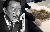 The recovered Dali drawings are valued at €300,000.