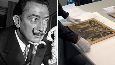 The recovered Dali drawings are valued at €300,000.