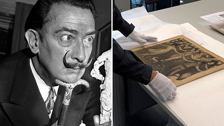 The recovered Dali drawings are valued at €300,000.
