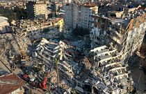 Hatay'da deprem sonrası meydana gelen yıkım havadan görüntülendi