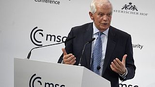 Le chef de la diplomatie européenne Josep Borrell à la conférence de Munich sur la sécurité, le 19/02/2023