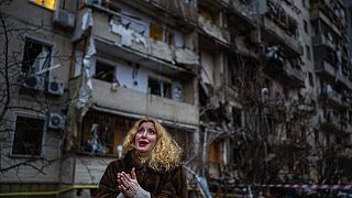 Destruction of homes in Ukraine