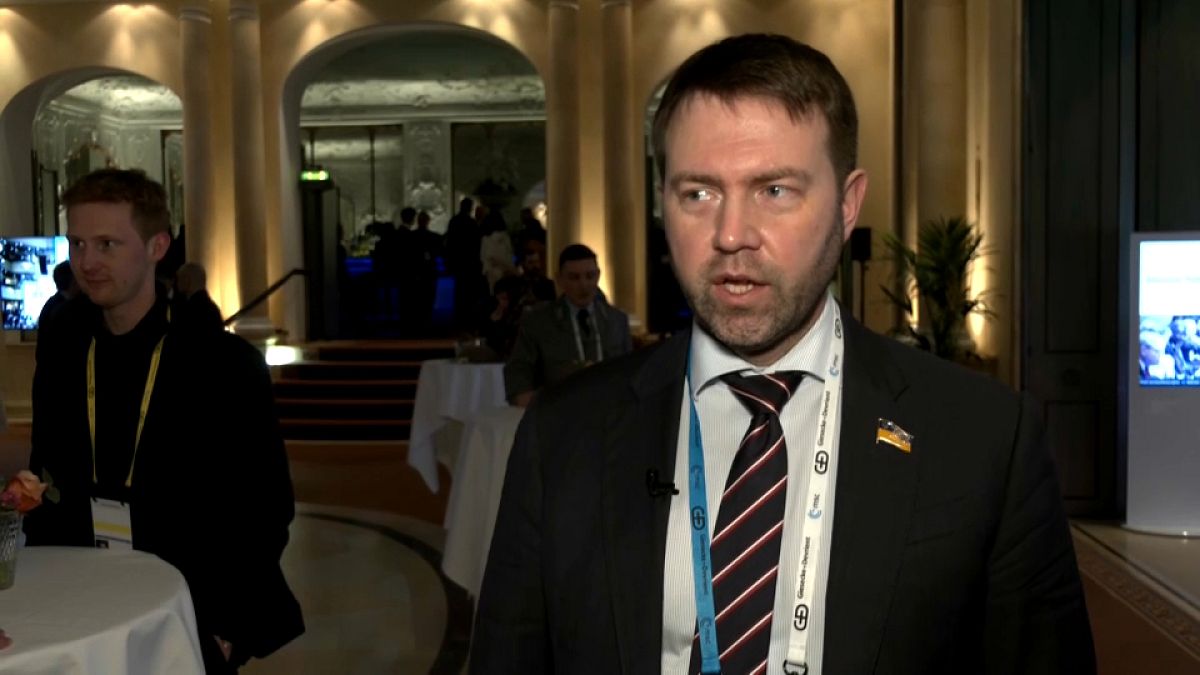  Sergii Ionushas, Ukrainian MP and head of the parliamentary law enforcement committee, at Munich Security Conference, 2023