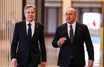 وزرای خارجه ترکیه و آمریکا