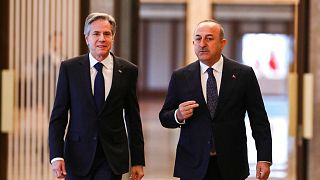 وزرای خارجه ترکیه و آمریکا