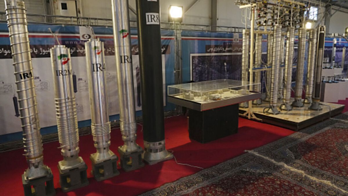İran'ın uranyum zenginleştirmede kullandığı santrifüjler