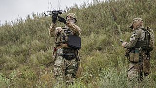 A drónokat részben megfigyelésre használják az ukrán katonák