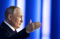 Vladimir Putin fez, esta terça-feira, o discurso sobre o estado da nação russa 