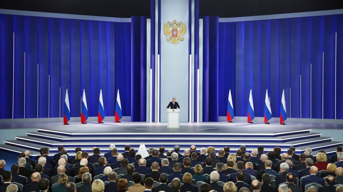 Vladimir Putin no seu Discurso à Nação
