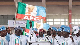 Nigeria's Tinubu rallies in Lagos powerbase before election