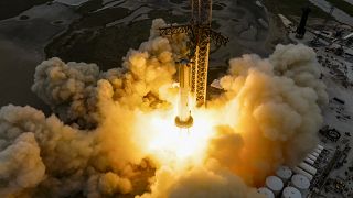 إجراء اختبار إطلاق المحرك "سوبر هيفي" من "سبيس إكس" في منصة الإطلاق في بوكا تشيكا، تكساس، يوم الخميس 9 فبراير 2023.