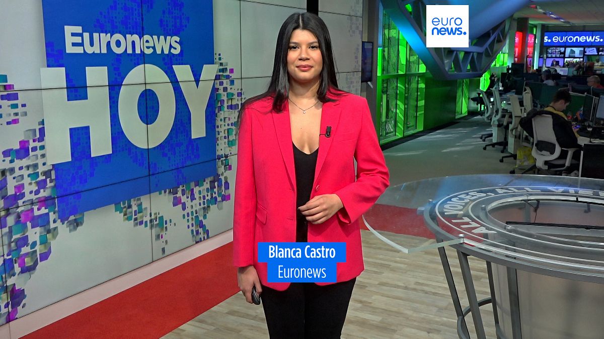 Blanca Castro presenta este jueves Euronews Hoy.