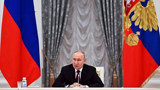 Russlands Präsident Wladimir Putin muss das zehnte Sanktionspaket der EU hinnehmen.