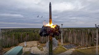 Jarsz interkontinentális ballisztikus rakéta tesztkilövése Oroszországban