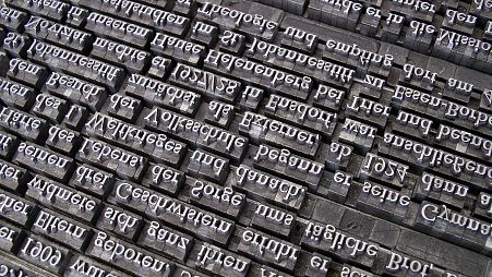 Backwards type, the principal invention behind the mechanical printing press