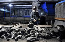 Çin'in Anhui bölgesindeki bir kömür madeni / Arşiv