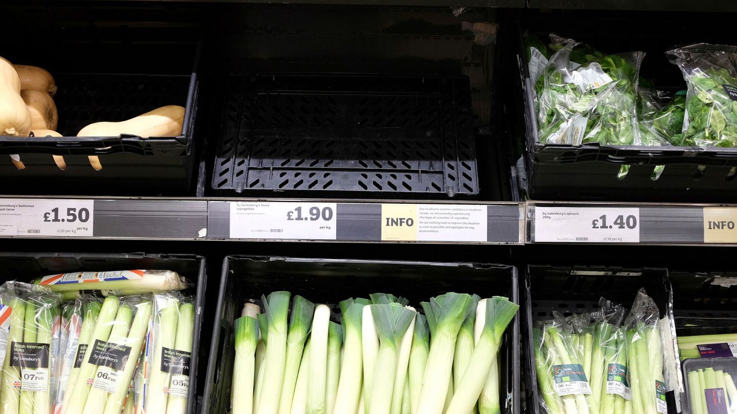 U.K. Grocers Limit Sales of Some Vegetables Amid Shortages