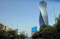 صورة تم التقاطها في 9 سبتمبر 2022 ، تُظهر منظراً عاماً لشارع الملك فهد وسط العاصمة السعودية الرياض.