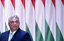 Viktor Orbán, solitario. (Budapest, 18.2.2023)