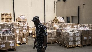 Nigeria's electoral commission distributes ballots across Lagos state