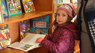 Children can learn in peace and warmth in Irpin's library