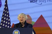 Janet Yellen a G20-ak pénzügyminisztereinek indiai tanácskozásán