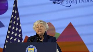 Janet Yellen a G20-ak pénzügyminisztereinek indiai tanácskozásán