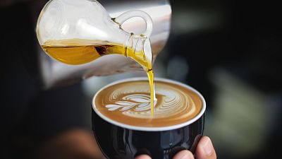 Olive oil and coffee