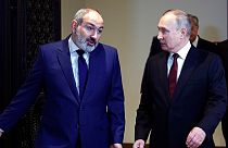 Ermenistan Başbakanı Nikol Paşinyan ve Rusya Devlet Başkanı Vladimir Putin / Arşiv