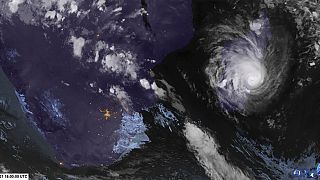  صورة من القمر الصناعي لاعصار فريدي، مدغشقر، 21 فبراير 2023