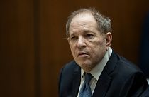 Former film producer Harvey Weinstein appears in court at the Clara Shortridge Foltz Criminal Justice Center in Los Angeles, California, on Oct. 4 2022. 