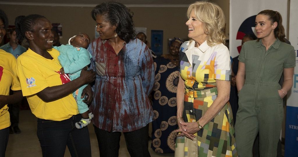 US First Lady visits non-profit at work in Namibia