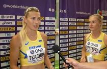 A atleta ucraniana Viktoriya Tkachuk nos EUA