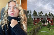 Josephine travelled across Sweden by train | The cabin-in-the-woods in Dalsland.