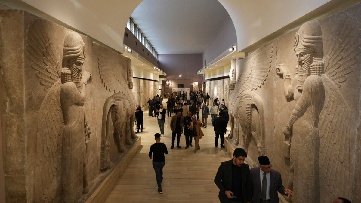 المتحف الوطني العراقي في بغداد، العراق، 24 فبراير 2023.