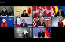Líderes del G7 se reúnen por videoconferencia