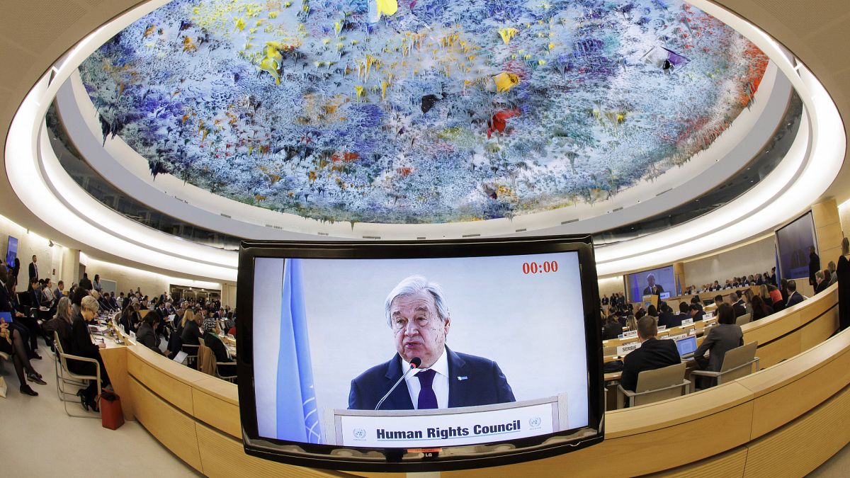 UN-Generalsekretär Guterres hielt in Genf die Eröffnungsrede 