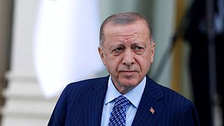 Le président turc Recep Tayyip Erdogan à Ankara, le 16 mai 2022