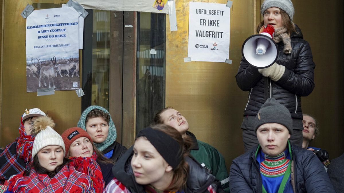 Ακτιβιστές στο υπουργείο Πετρελαίου και Ενέργειας της Νορβηγίας