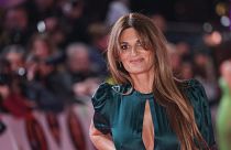 Jemima Khan poses for photographers upon arrival for the premiere of the film 'Whats Love Got To Do With It' in London, Monday, Feb. 13, 2023.