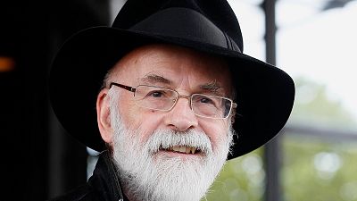 British author Terry Pratchett in 2010