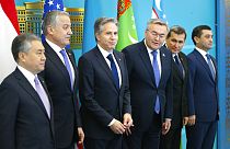 Le chef de la diplomatie américaine Antony Blinken et ses homologues de cinq pays d'Asie centrale, le 28.02.2023