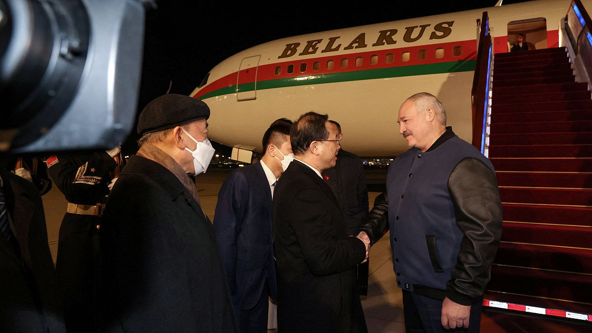 Александр Лукашенко в Пекине