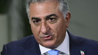 Reza Pahlavi, the exiled son of Iran's last shah before the 1979 Islamic Revolution, speaks during an interview in Washington, Tuesday, Jan. 9, 2018. 