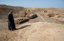 جزء من مدينة لكش العراقية القديمة، ويظهر فيها ما يعتبر أنه أقدم جسر في العالم، عمره حوالي ٤ آلاف عام، في تلك المدينة تم اكتشاف ما يُعتقد أنه مطعم أو حانة، 23 فبراير 2023.
