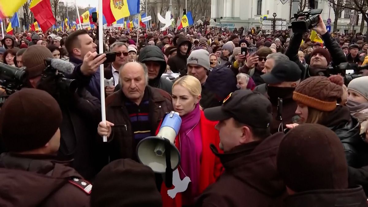 مظاهرات مؤيدة لروسيا في مولدوفا