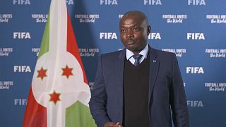 Head of Burundi Football Association talks game development with FIFA president