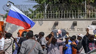 RDC : des dizaines de manifestants contre la venue d'Emmanuel Macron